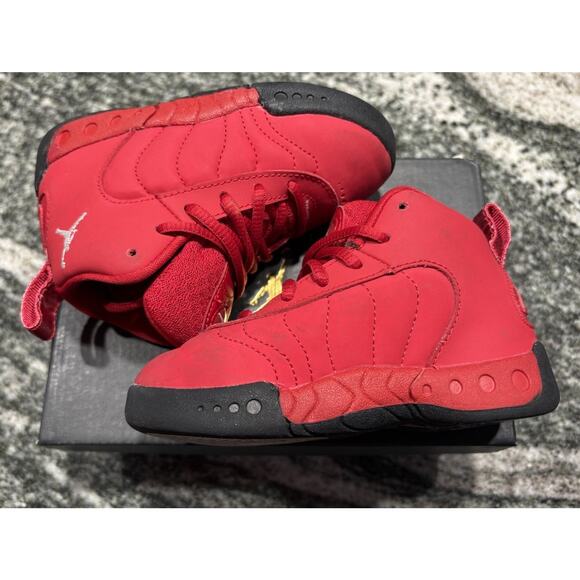 NIKE AIR JORDAN JUMPMAN PRO BT 909418 600 RED BLACK SZ 7c GREAT CONDITION!!